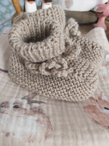 Handgestrickte Baby Schuhe